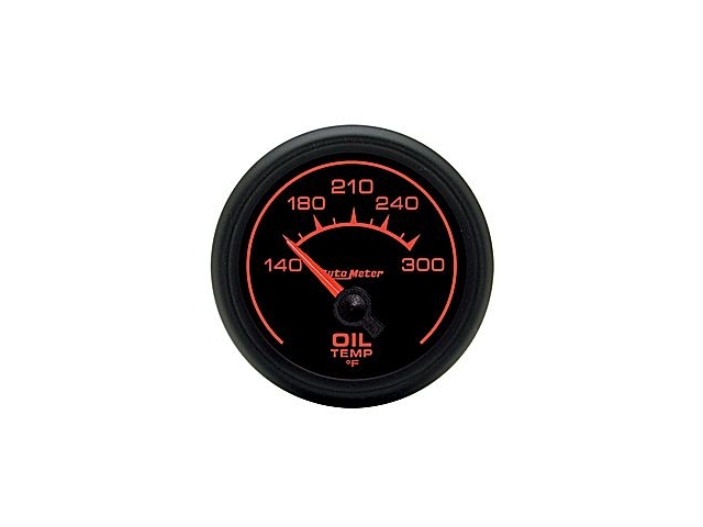 Auto Meter ES Air-Core Gauge, 2-1/16", Oil Temperature (140-300 deg. F) - Click Image to Close