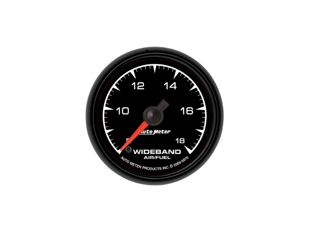 Auto Meter ES Digital Stepper Motor Gauge, 2-1/16", Wideband Air/Fuel Ratio ANALOG (8:1-18:1 AFR) - Click Image to Close