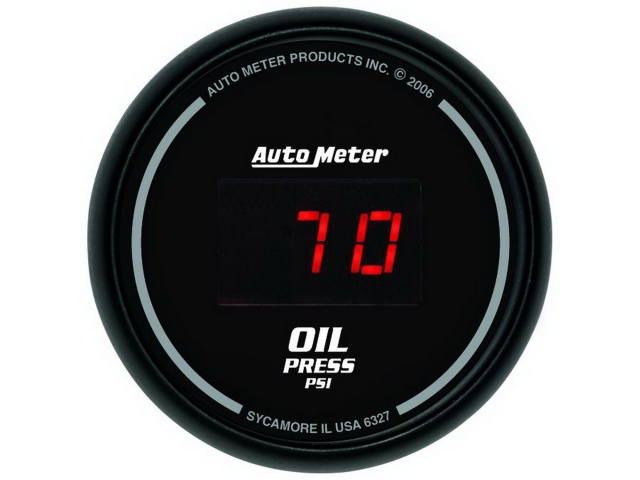 Auto Meter SPORT-COMP DIGITAL, 2-1/16", Oil Pressure (0-100 PSI) - Click Image to Close