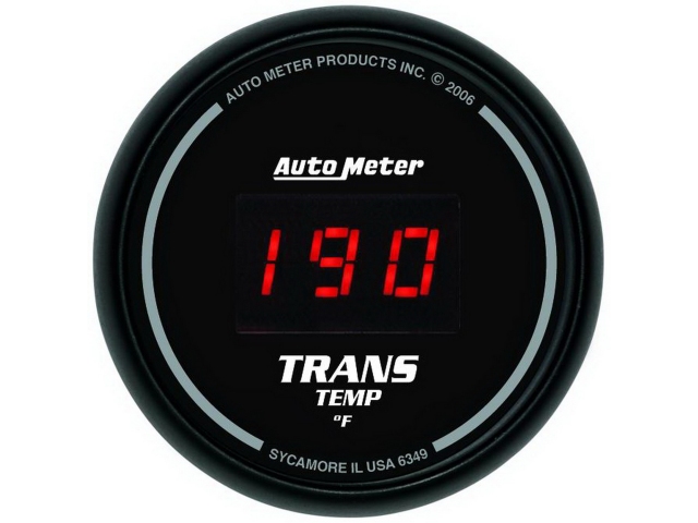 Auto Meter SPORT-COMP DIGITAL, 2-1/16", Transmission Temperature (0-340 deg. F) - Click Image to Close