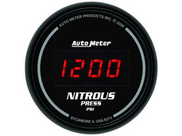 Auto Meter SPORT-COMP DIGITAL, 2-1/16", Nitrous Pressure (0-1600 PSI)