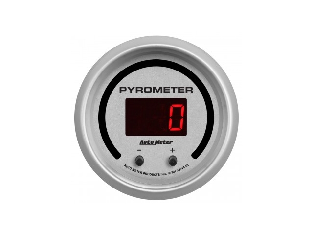 Auto Meter ULTRA-LITE DIGITAL Digital Gauge, 2-1/16", Two Channel Pyrometer/EGT (0-2000 F/1100 C)