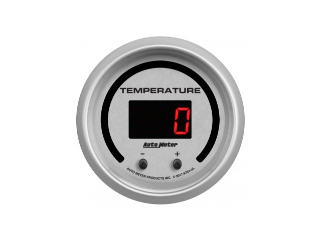 Auto Meter ULTRA-LITE DIGITAL Digital Gauge, 2-1/16", Two Channel Fluid Temperature (60-340 F/40-170 C)