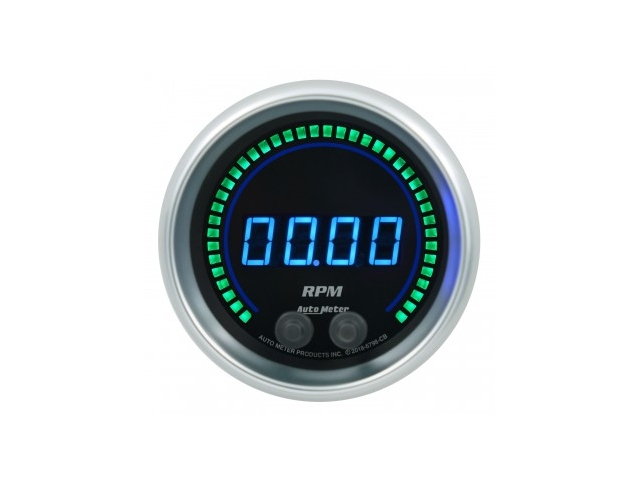 Auto Meter COBALT DIGITAL Digital Gauge, 3-3/8", In-Dash Tachometer (0-16000 RPM)