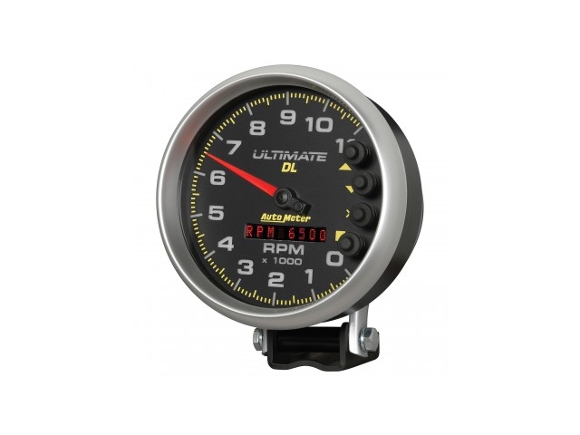 Auto Meter ULTIMATE DL Air-Core Gauge, 5", Pedestal Mount Playback Tachometer (0-11000 RPM)