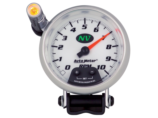 Auto Meter NV Pedestal Mount Tach, 3-3/4", Tachometer (0-10000 RPM)