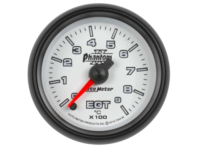 Auto Meter Phantom II Digital Stepper Motor Gauge, 2-1/16", Pyrometer (0-900 deg. C)