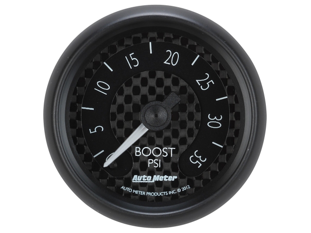 Auto Meter GT SERIES Mechanical, 2-1/16", Boost (0-35 PSI)