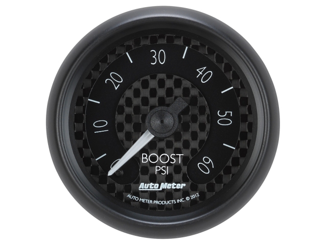Auto Meter GT SERIES Mechanical, 2-1/16", Boost (0-60 PSI)