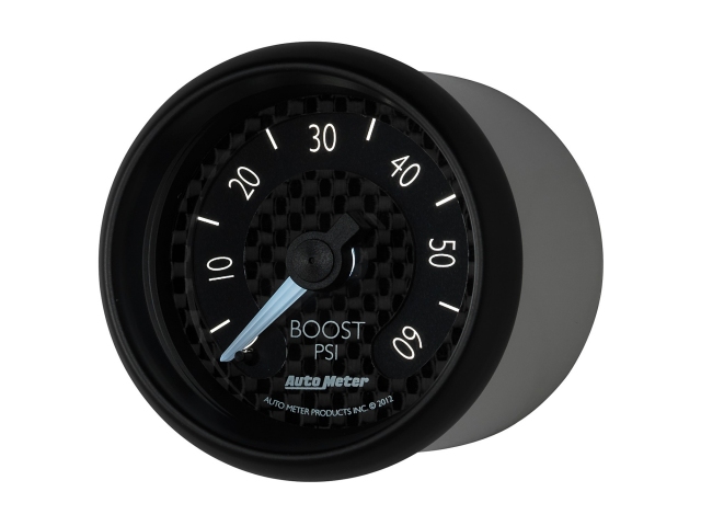 Auto Meter GT SERIES Mechanical, 2-1/16", Boost (0-60 PSI)