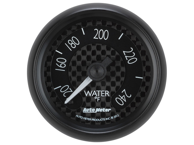 Auto Meter GT SERIES Mechanical, 2-1/16", Water Temperature (120-240 deg. F)