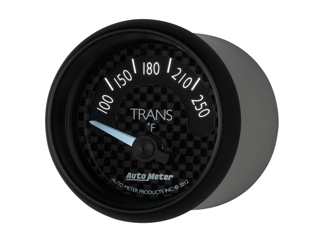 Auto Meter GT SERIES Air-Core Gauge, 2-1/16", Transmission Temperature (100-250 deg. F) - Click Image to Close