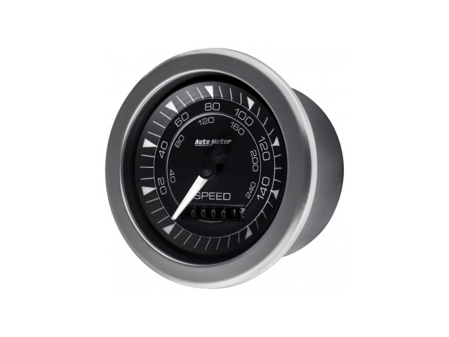 Auto Meter CHRONO Digital Stepper Motor Gauge, 3-3/8", Electric Speedometer (0-160 MPH)