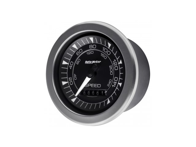 Auto Meter CHRONO Digital Stepper Motor Gauge, 3-3/8", Electric Speedometer (0-160 MPH)