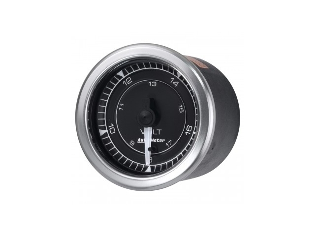 Auto Meter CHRONO Digital Stepper Motor Gauge, 2-1/16", Voltmeter (8-18 Volts)