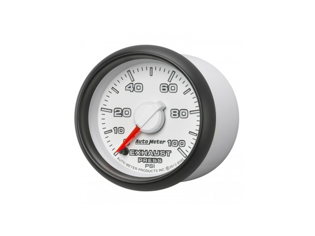 Auto Meter FACTORY MATCH Dodge 3rd GEN Digital Stepper Motor Gauge, 2-1/16", Exhaust (Drive) Pressure (0-100 PSI) - Click Image to Close