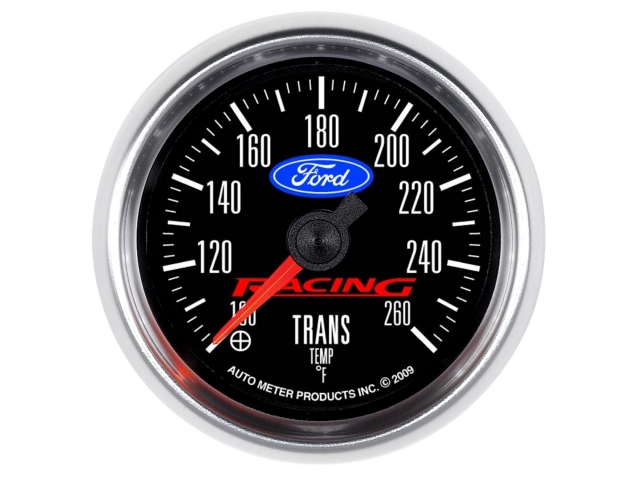 Auto Meter Ford RACING Digital Stepper Motor Gauge, 2-1/16", Transmission Temperature (100-260 F)