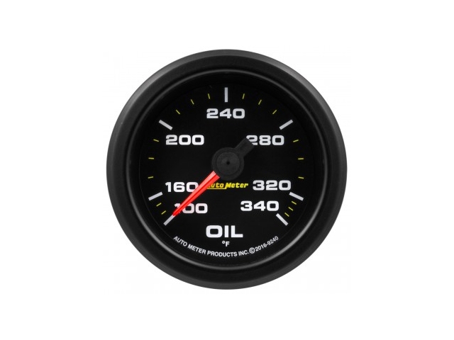 Auto Meter EXTREME ENVIRONMENT Digital Stepper Motor Gauge, 2-1/16", Oil Temperature w/ Peak & Warn (100-340 F)