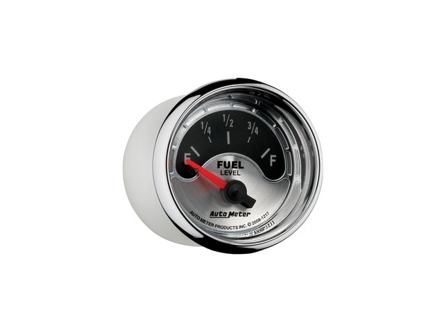 Auto Meter AMERICAN MUSCLE Air-Core Gauge, 2-1/16", Fuel Level (240-33 Ohms) - Click Image to Close