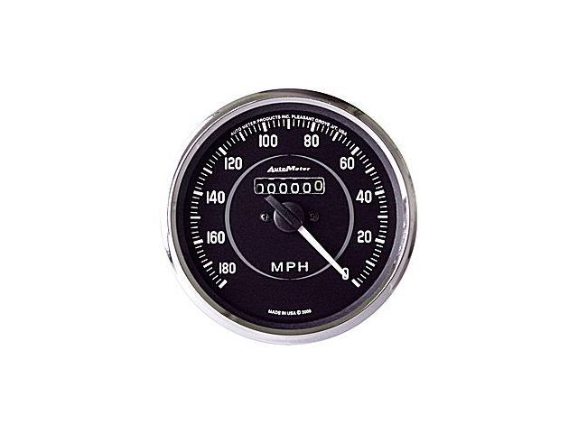 Auto Meter COBRA Mechanical Gauge, 4", Speedometer (0-180 MPH) - Click Image to Close