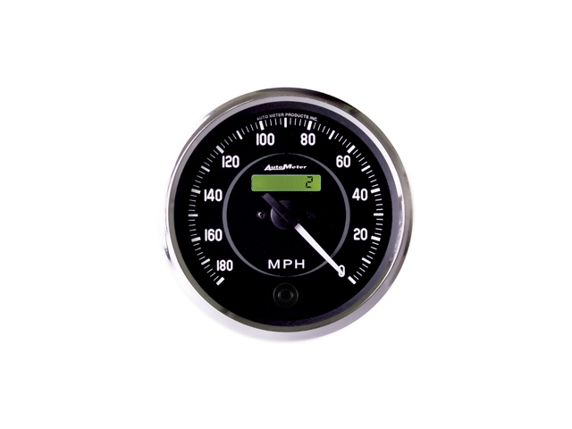 Auto Meter COBRA Air-Core Gauge, 4", Electric Programmable Speedometer (0-180 MPH) - Click Image to Close