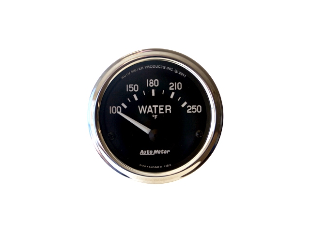 Auto Meter COBRA Air-Core Gauge, 2-1/16", Water Temperature (100-250 F)