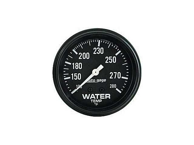 Auto Meter Auto gage Mechanical Gauge, 2-5/8", Water Temperature (100-200 F)