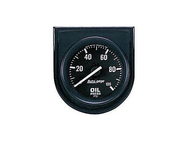 Auto Meter Auto gage Mechanical Gauge, 2-1/16", Oil Pressure (0-100 PSI)