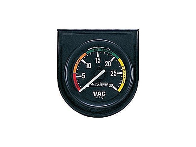 Auto Meter Auto gage Mechanical Gauge, 2-1/16", Vacuum (30 In Hg)