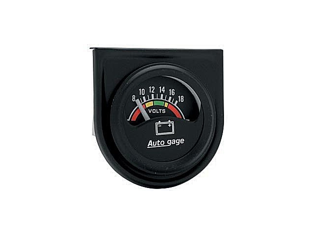 Auto Meter Auto gage Air-Core Gauge, 1-1/2", Voltmeter (8-18 Volts)