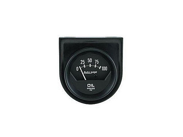 Auto Meter Auto gage Mechanical Gauge, 2-1/16", Oil Pressure (0-100 PSI) - Click Image to Close