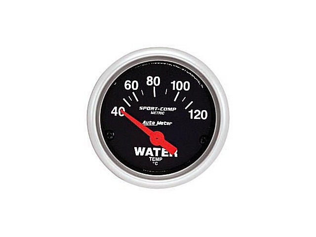 Auto Meter Sport-Comp Air-Core Gauge, 2-1/16", Water Temperature (40-120 deg. C)