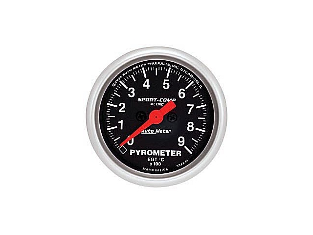 Auto Meter Sport-Comp Digital Stepper Motor Gauge, 2-1/16", Pyrometer (0-900 deg. C)