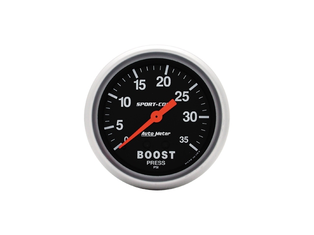 Auto Meter Sport-Comp Mechanical, 2-5/8", Boost (0-35 PSI)