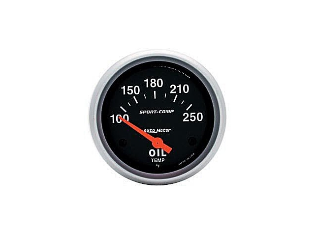 Auto Meter Sport-Comp Air-Core Gauge, 2-5/8", Oil Temperature (100-250 deg. F)