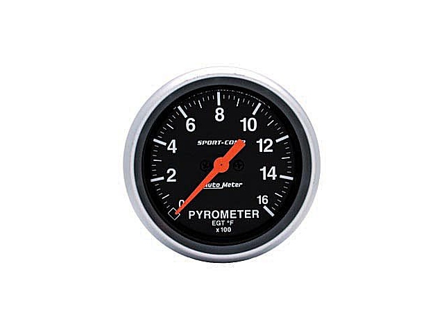 Auto Meter Sport-Comp Digital Stepper Motor Gauge, 2-5/8", Pyrometer (0-1600 PSI) - Click Image to Close
