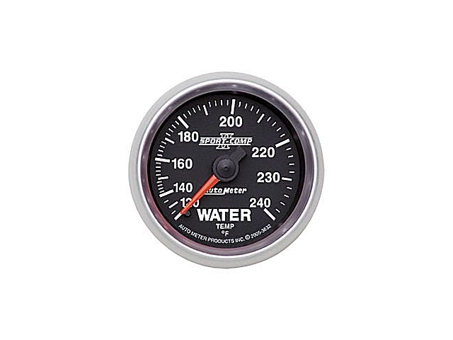 Auto Meter Sport-Comp II Mechanical, 2-1/16", Water Temperature (120-240 deg. F) - Click Image to Close