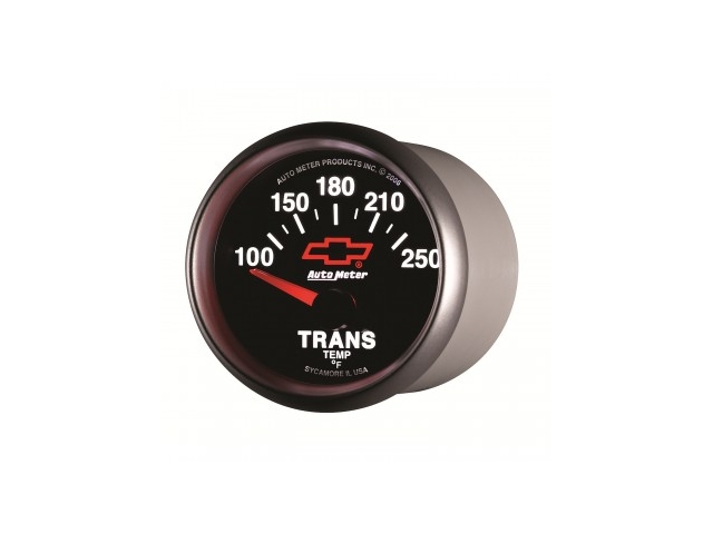 Auto Meter Chevrolet PERFORMANCE Air-Core Gauge, 2-1/16", Transmission Temperature (100-250 F) - Click Image to Close