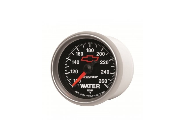 Auto Meter Chevrolet PERFORMANCE Digital Stepper Motor Gauge, 2-1/16", Water Temperature (100-260 F)
