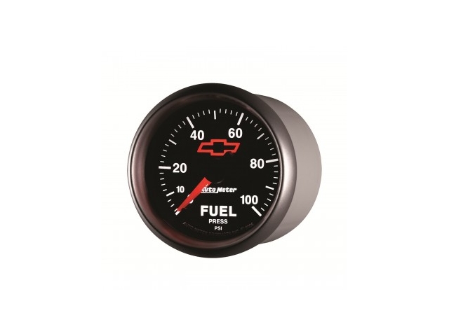 Auto Meter Chevrolet PERFORMANCE Digital Stepper Motor Gauge, 2-1/16", Fuel Pressure (0-100 PSI)
