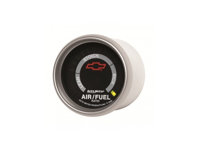 Auto Meter Chevrolet PERFORMANCE Digital Gauge, 2-1/16", Air/Fuel Ratio Narrowband (Lean-Rich) - Click Image to Close