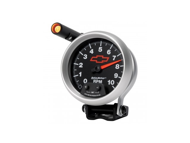 Auto Meter Chevrolet PERFORMANCE Air-Core Gauge, 3-3/4", Pedestal Mount Tachometer (0-10000 RPM)