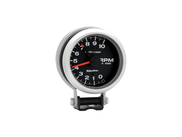 Auto Meter Sport-Comp Pedestal Mount Tach, 3-3/4", Tachometer Standard (10000 RPM)