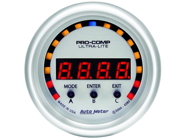 Auto Meter PRO-COMP ULTRA-LITE Digital Gauge, 2-1/16", D-PIC