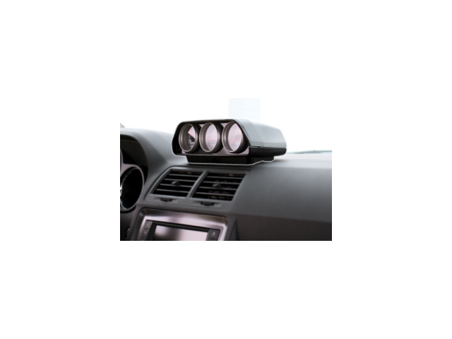 Auto Meter Direct-Fit Late Model Muscle Challenger 3 Gauge Dash Pod, Black (2008-2013 Challenger)