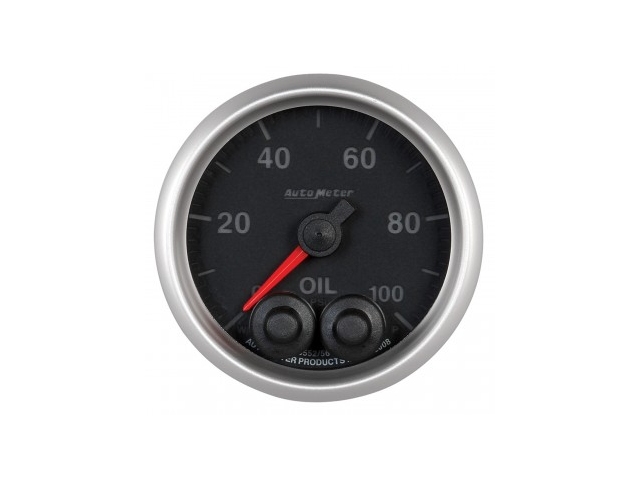 Auto Meter ELITE SERIES Digital Stepper Motor Gauge, 2-1/16", Oil Pressure (0-100 PSI)