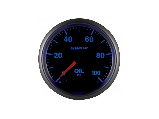 Auto Meter ELITE SERIES Digital Stepper Motor Gauge, 2-1/16", Oil Pressure (0-100 PSI)