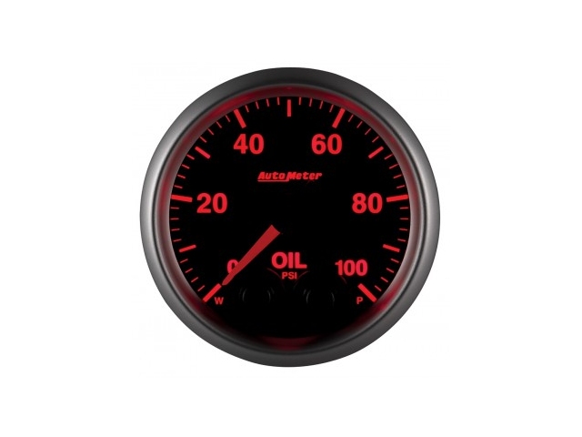 Auto Meter ELITE SERIES Digital Stepper Motor Gauge, 2-1/16", Oil Pressure (0-100 PSI)