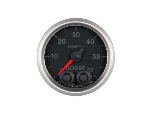 Auto Meter ELITE SERIES Digital Stepper Motor Gauge, 2-1/16", Boost (0-60 PSI)