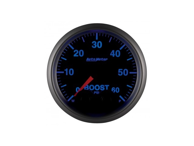 Auto Meter ELITE SERIES Digital Stepper Motor Gauge, 2-1/16", Boost (0-60 PSI) - Click Image to Close